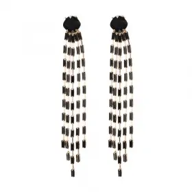 PENDIENTES P221130-12✦NEGRO»B